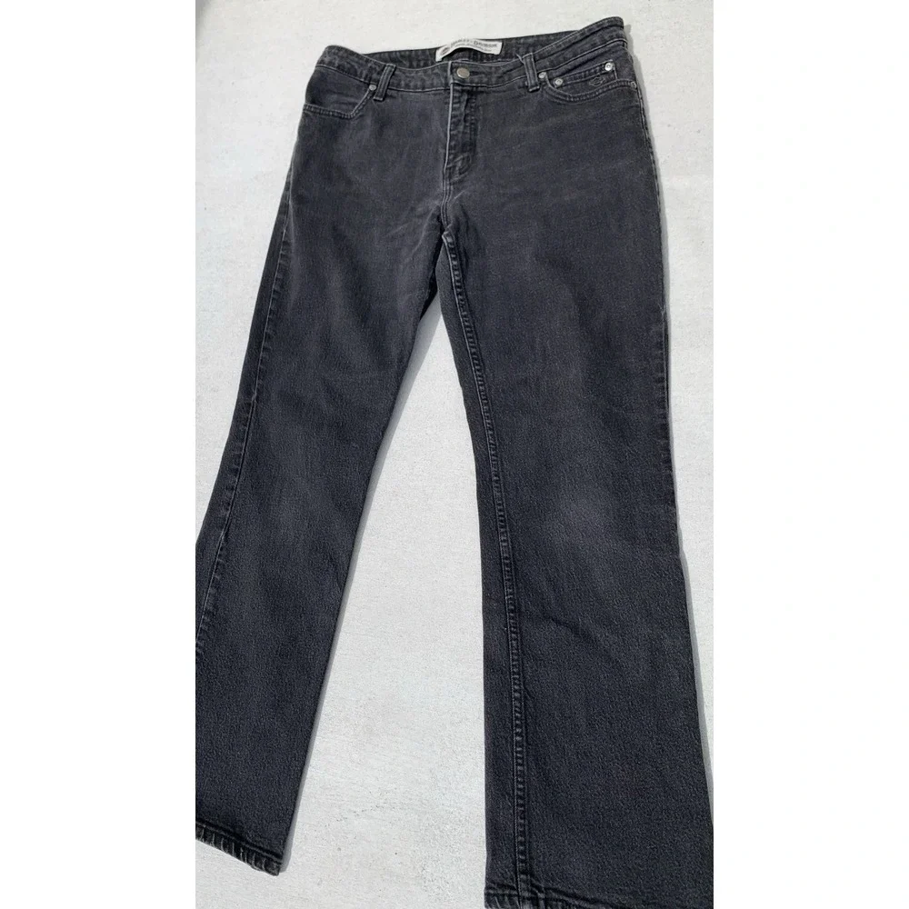 Harley Davidson Men's Black Bootcut Jeans 32x29 Motorcycle Biker Denim Logo